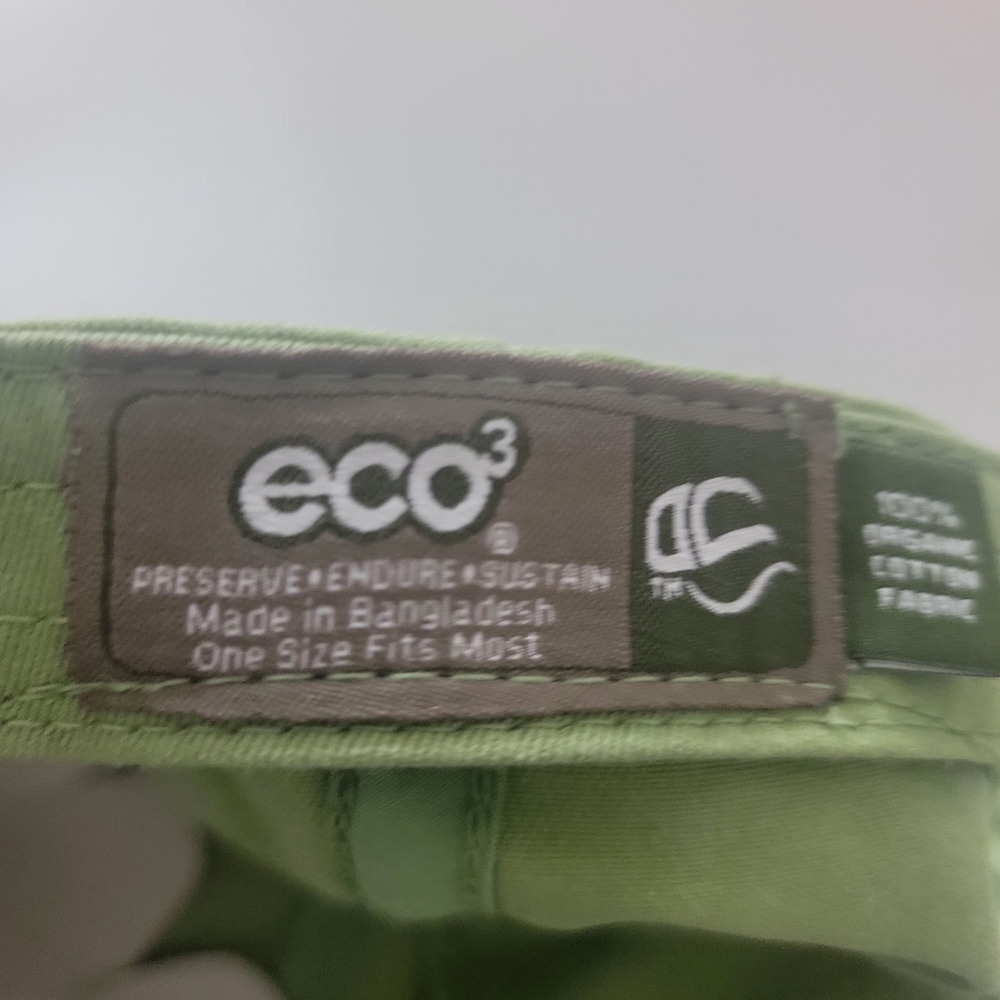 Eco3 Classic Green Women's Baseball Cap - Picture 6 of 8